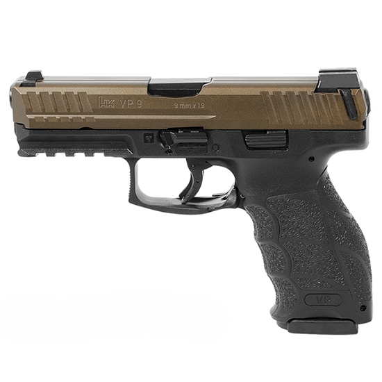 Heckler & Koch VP9 9mm Luger 4.09in 10rd Bronze Slide Black