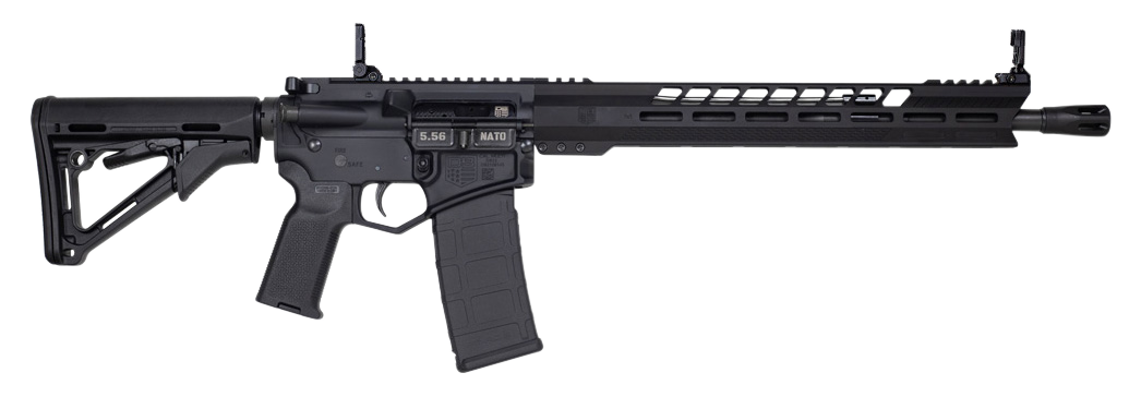 Diamondback DB1836K001 DB15  5.56x45mm NATO 16" 30+1 Black Adjustable Magpul CTR Stock Black Magpul MOE K2 Grip with Black Gold Lower