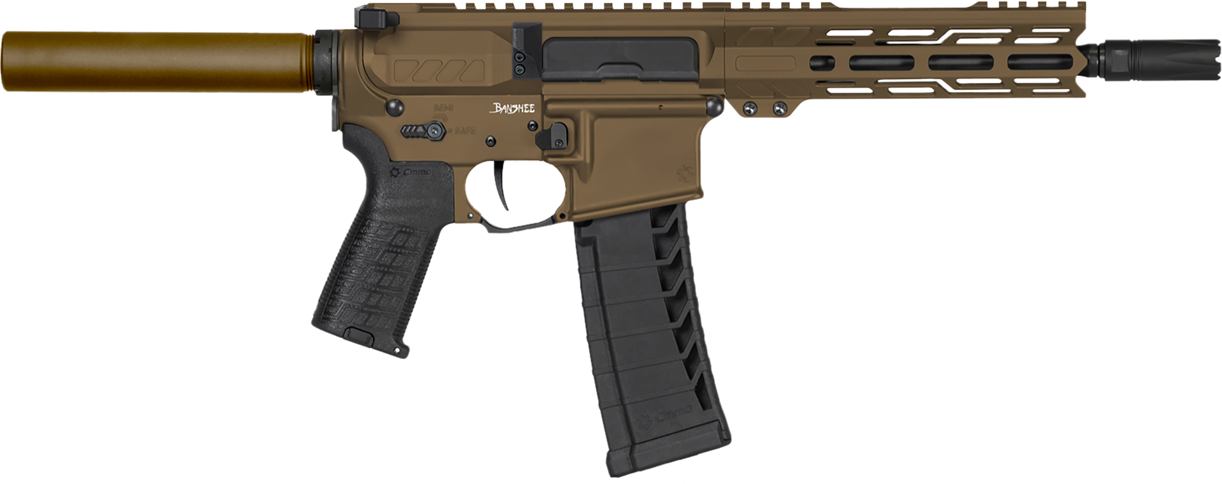 CMMG Banshee MK4 22LR 9 Inch 10 Round Midnight Bronze