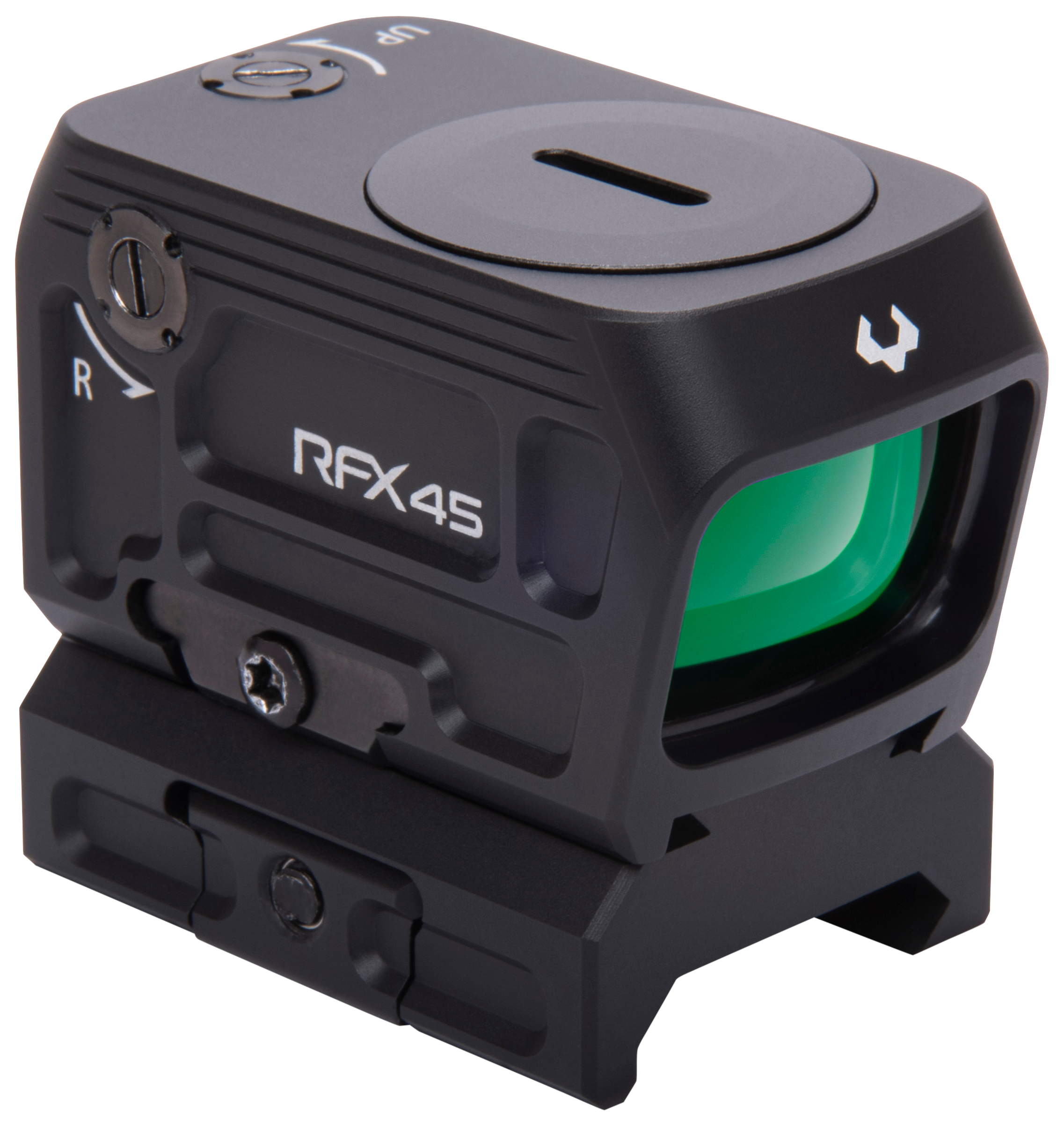 Viridian RFX45 Green Dot Sight ACRO Footprint 5 MOA Picatinny Low Mount 1x