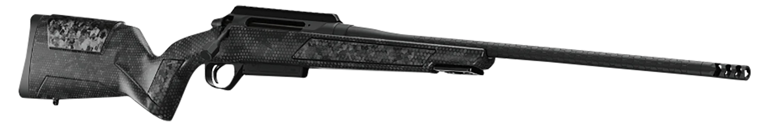 Christensen Arms 8011500200 Evoke  Full Size 6.5 Creedmoor 4+1 20" Burnt Bronze Cerakote #4 Contour Threaded Barrel, Gray w/Bronze Logo Hybrid Hunter w/Picatinny Rail Synthetic Stock