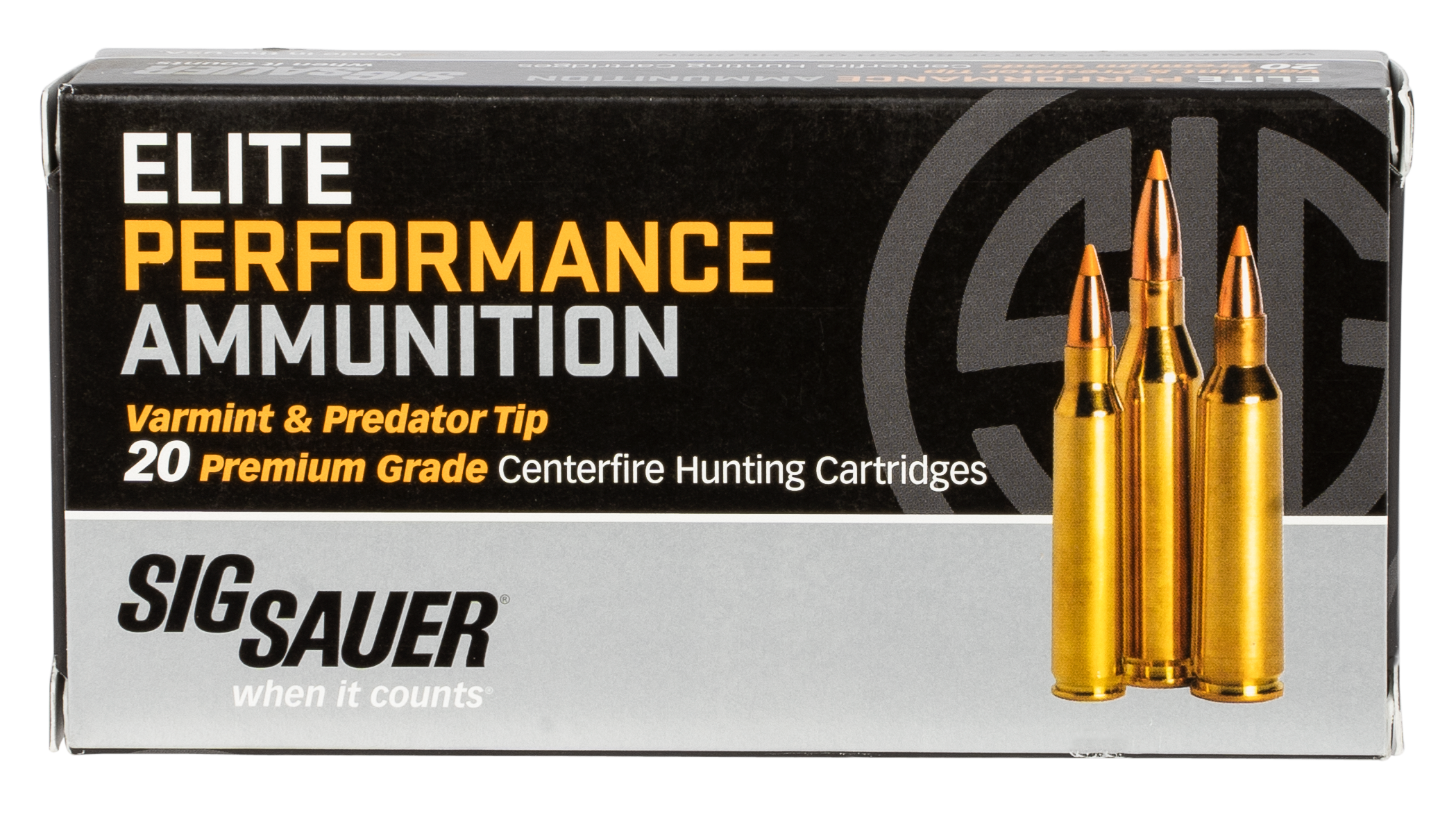Sig Sauer E225V120 Elite Hunting Varmint & Predator 22-250Rem 40gr Extreme Expansion Tip 20 Rounds