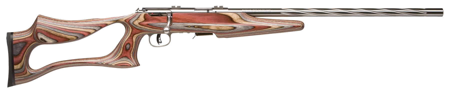 Savage 93R17 BSEV Rifle 17 HMR 21 in. 5 Rounds Multi-Color Wood-Grain Laminate