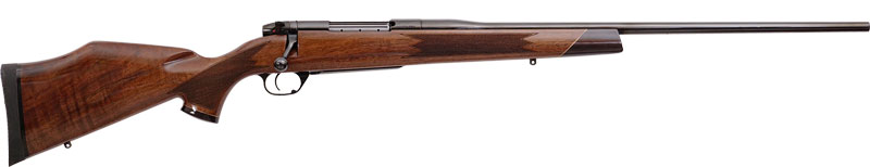 Weatherby Mark V Deluxe 240 Weatherby Magnum 24 Inch 4 Rounds Gloss AA Walnut