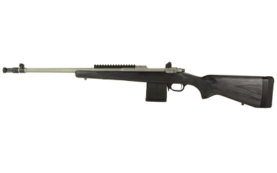 Ruger 6822 Scout  308 Win 10+1 18" Matte Stainless Threaded Barrel, Matte Stainless Steel Receiver w/Picatinny Rail, Black Laminate Adj LOP Stock, Right Hand - 6822 - 736676068227