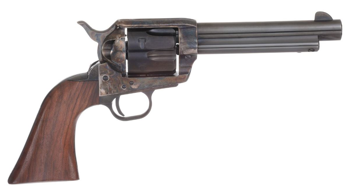 Taylor's 1873 SA Army Grip Handgun .45 Colt 6rd Capacity 5.5" Barrel Black with Walnut Grip
