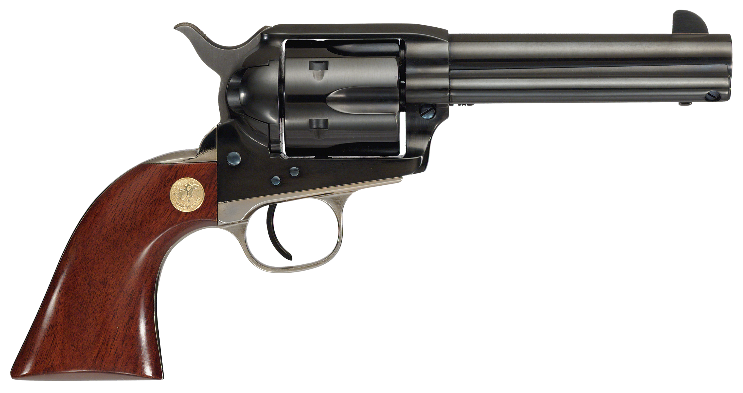 Cimarron Pistoleer Revolver 357 Mag. 4.75 in Nickel 6 Shot