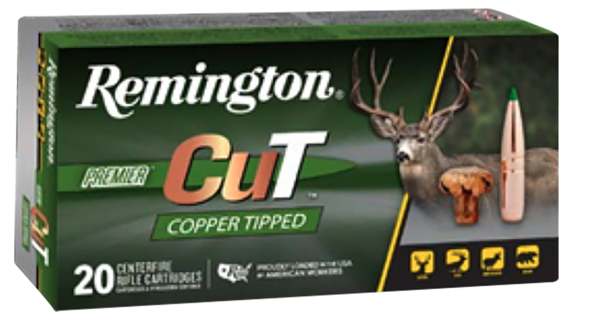Remington Ammunition R22343 Premier  30-06Springfield 165gr 20 Rounds