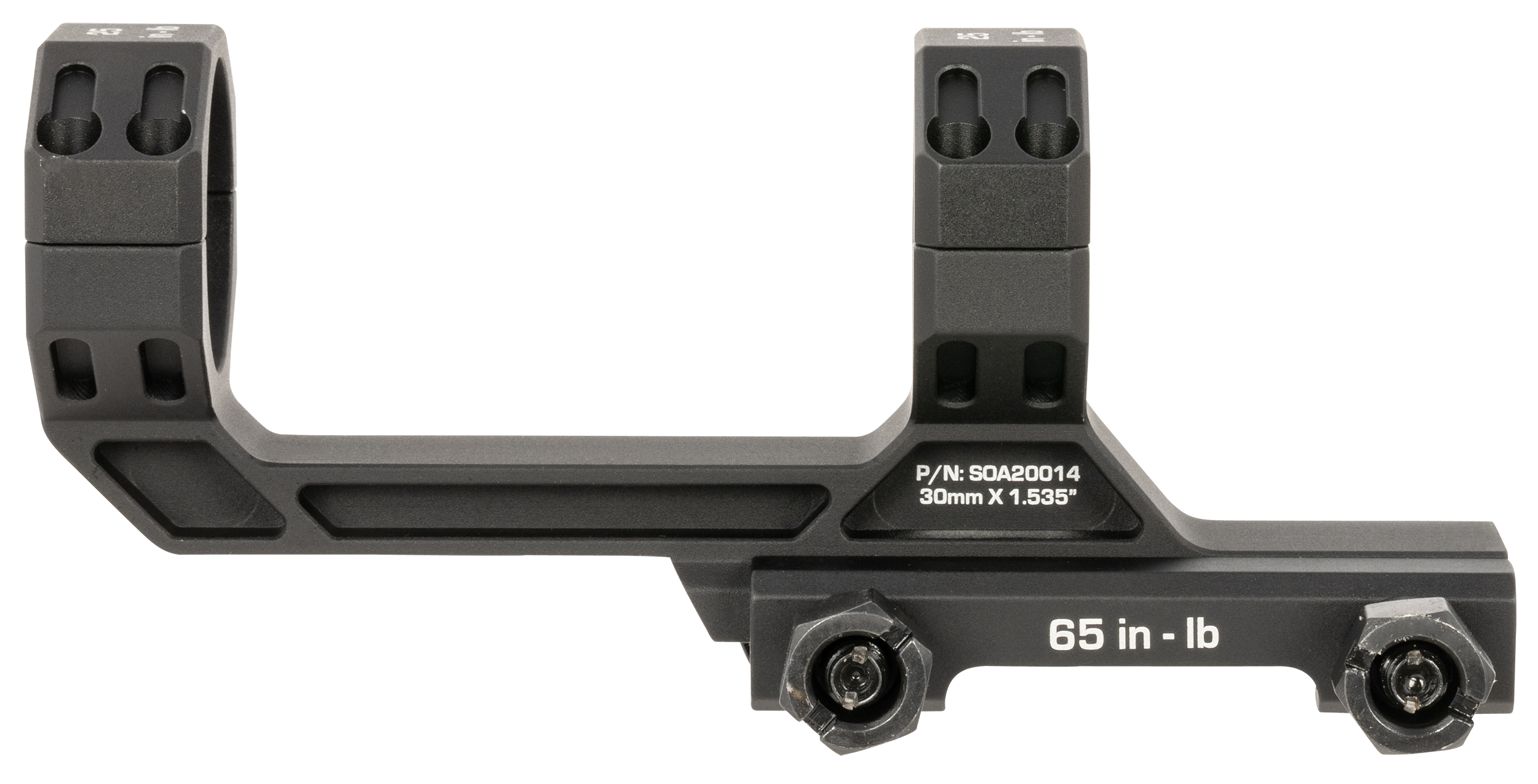 Sig Sauer Electro-Optics Alpha MSR Scope Mount Ring Combo 34mm 0 MOA