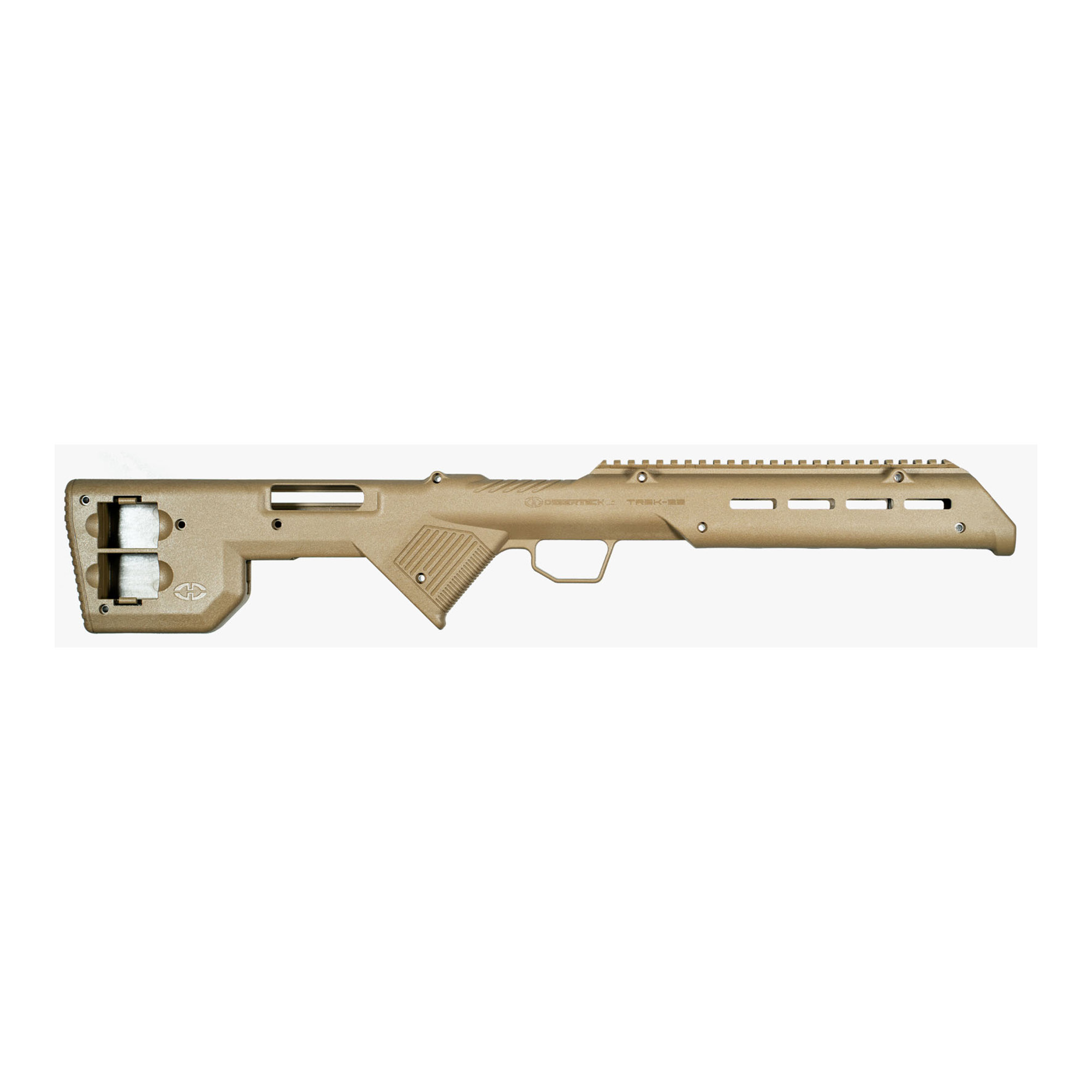 Desert Tech Trek-22 Chassis Flat Dark Earth Fits Ruger 10/22 Bullpup - TRK22FDE - 813865027002