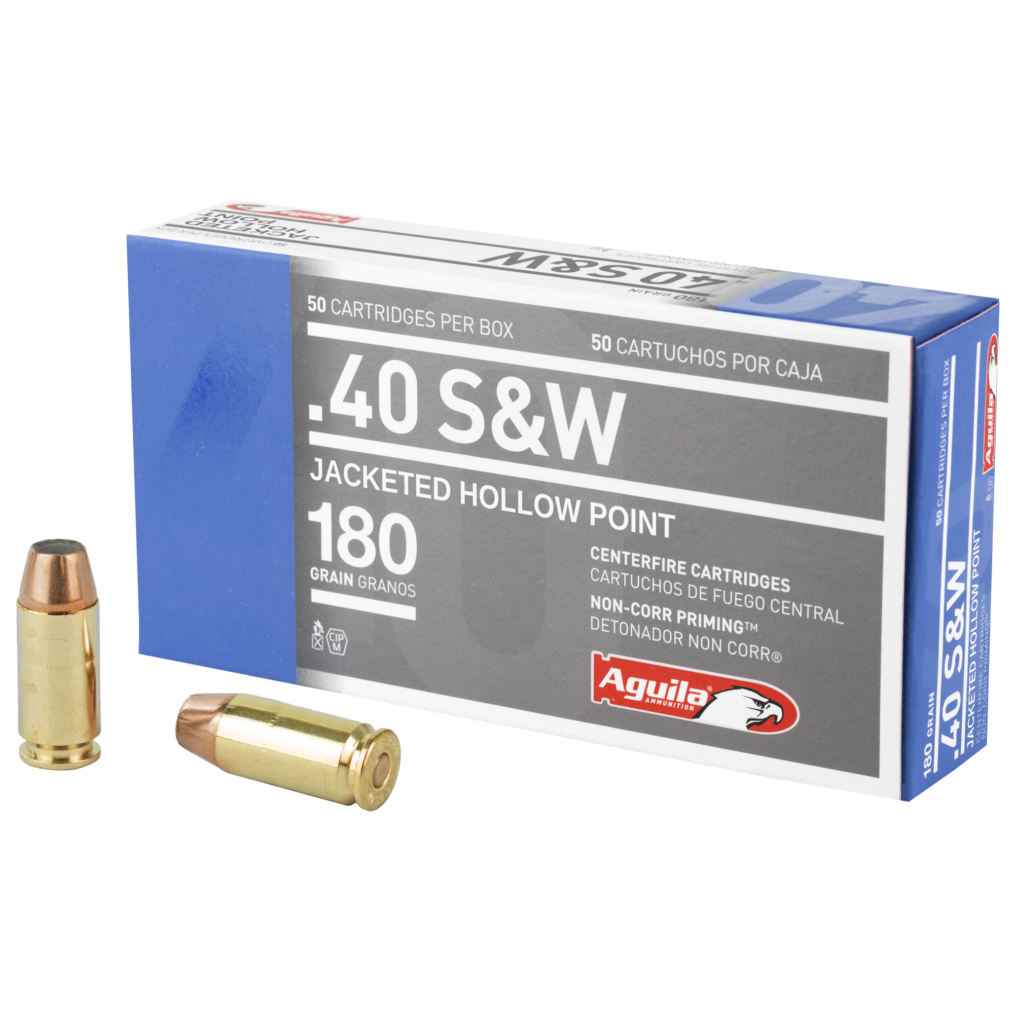 Aguila 40sw 180gr Jhp 50 Rounds