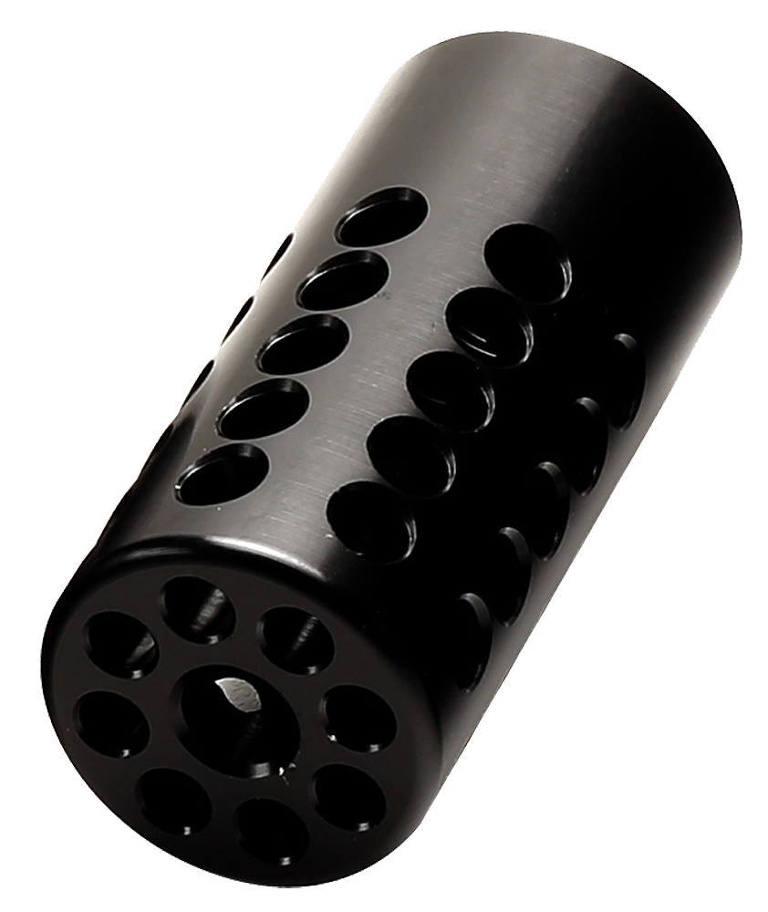 Tactical Solutions PLCMPMB Pac-Lite Compensator Black Matte Aluminum with 1/2"-28 tpi Threads for 22 LR Ruger Mark I, III, IV, II