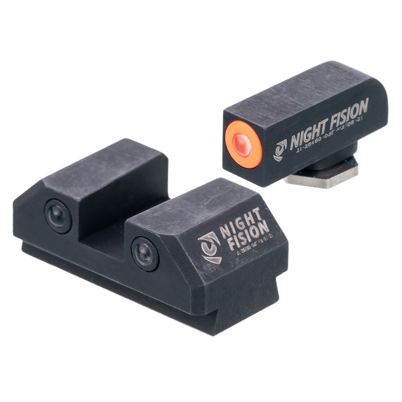 Night Fision Night Sight Set Orange Front Black Back for Taurus G3c/GX4