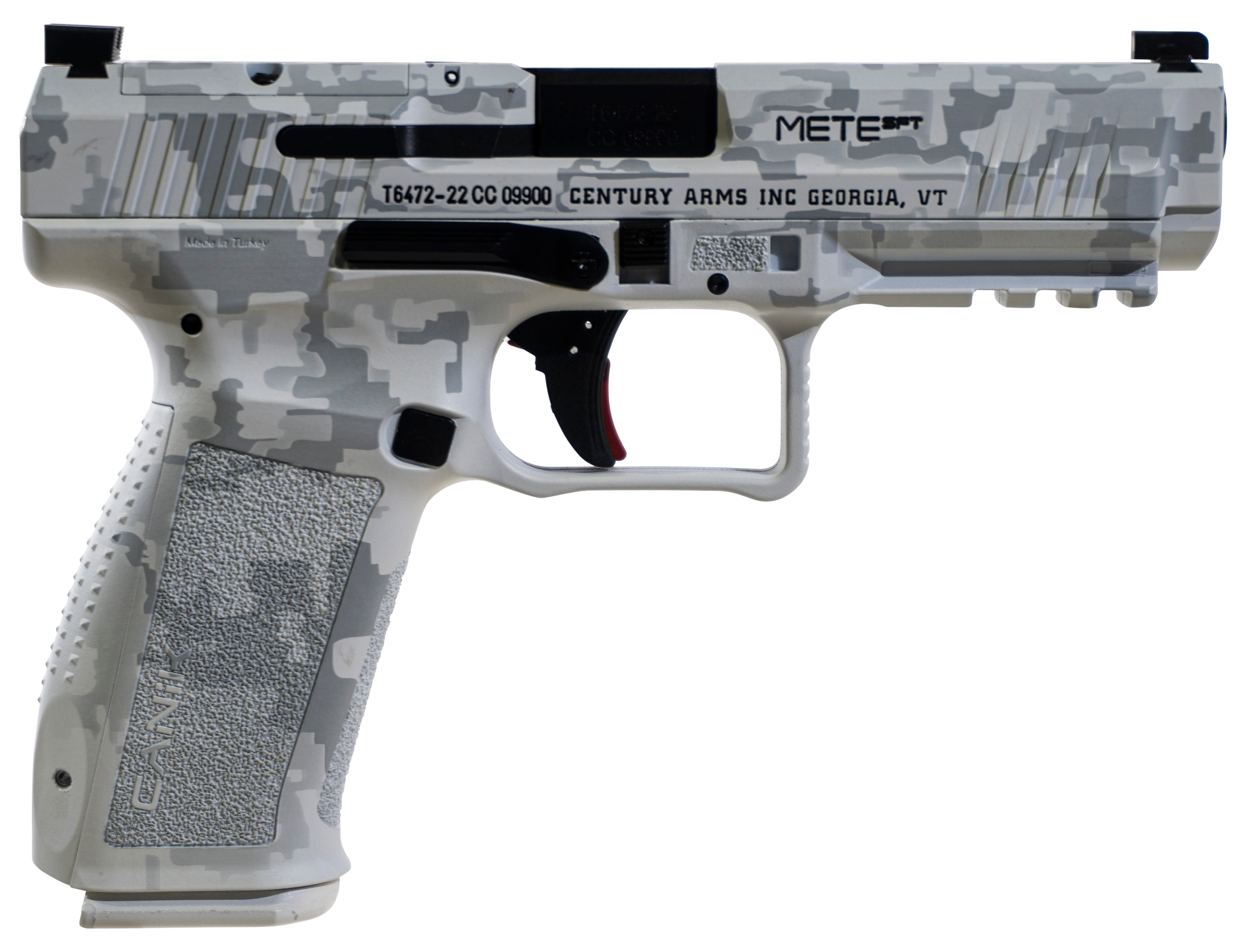 Canik Mete SFT 9mm Luger 4.46in 20+1 Arctic Digital Camo Optic Ready