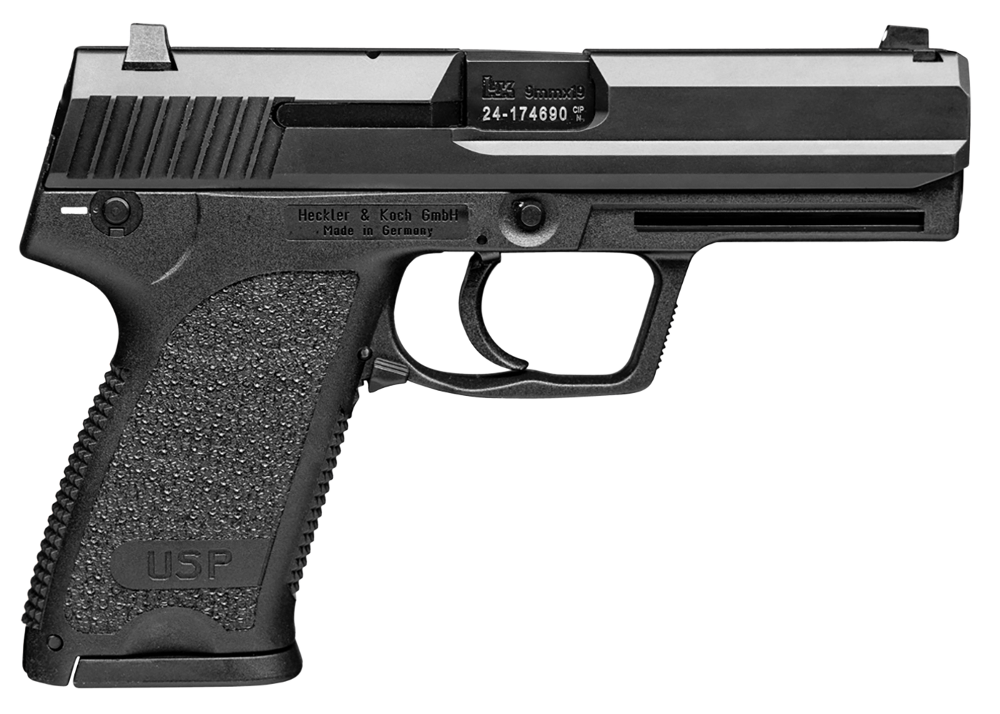 Heckler & Koch USP V7 LEM 9mm Luger 4.25in 15rd Black Finish