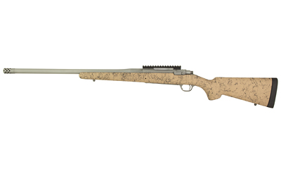 Ruger 57157 Hawkeye FTW Hunter Full Size 375 Ruger 3+1 22" Matte Stainless Steel Threaded Barrel, Picatinny Rail Stainless Steel Receiver, Speckled Tan/Black HS Precision Synthetic Stock - 57157 - 736676571574