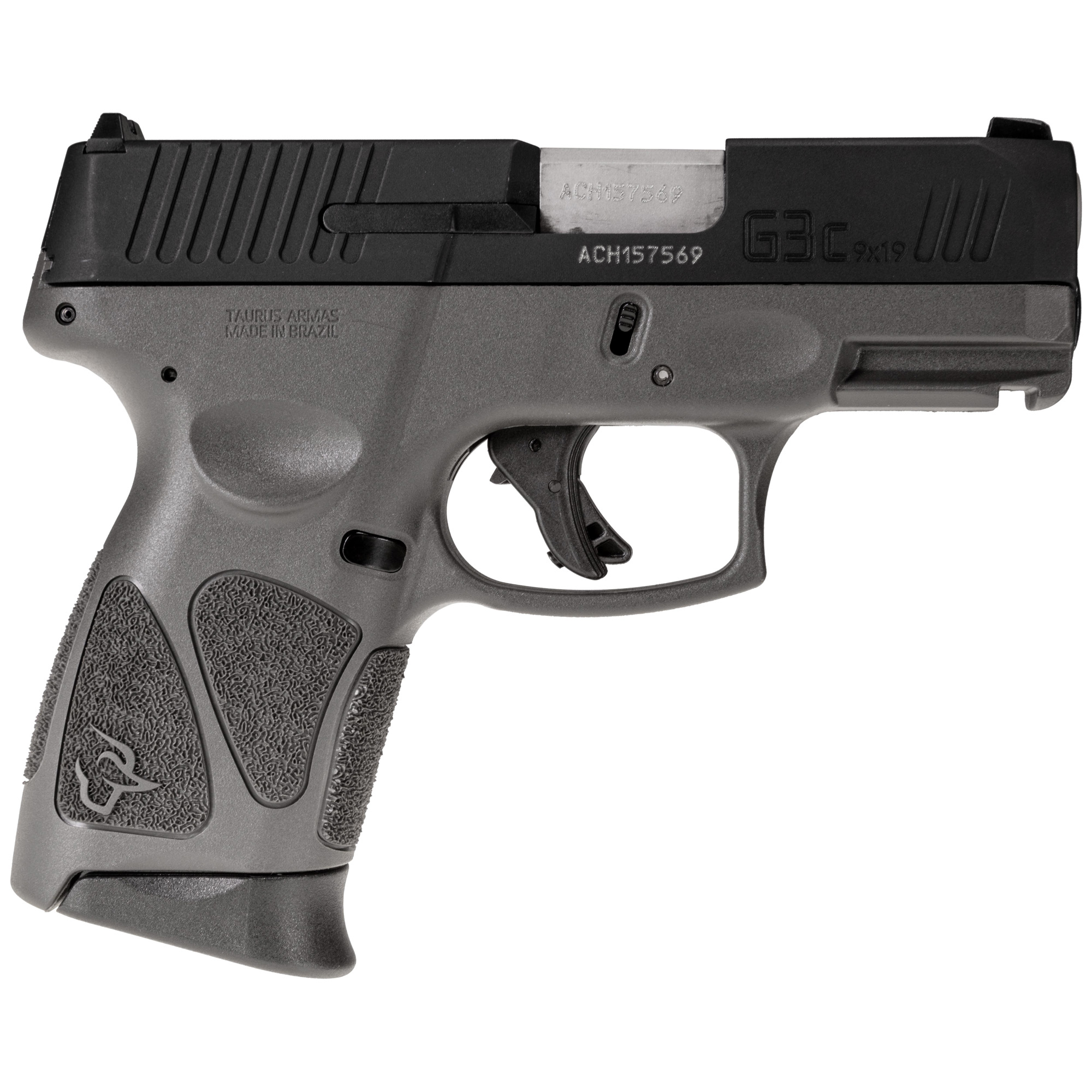 Taurus G3C Compact Pistol - Gray / Black | 3.2" Barrel | 12rd - 1-G3C931G - 725327619284