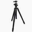 Athlon Optics Midas AL28 Aluminum Tripod Arca Compatible Ball Head Friction Control Fluid Pan 17-65in