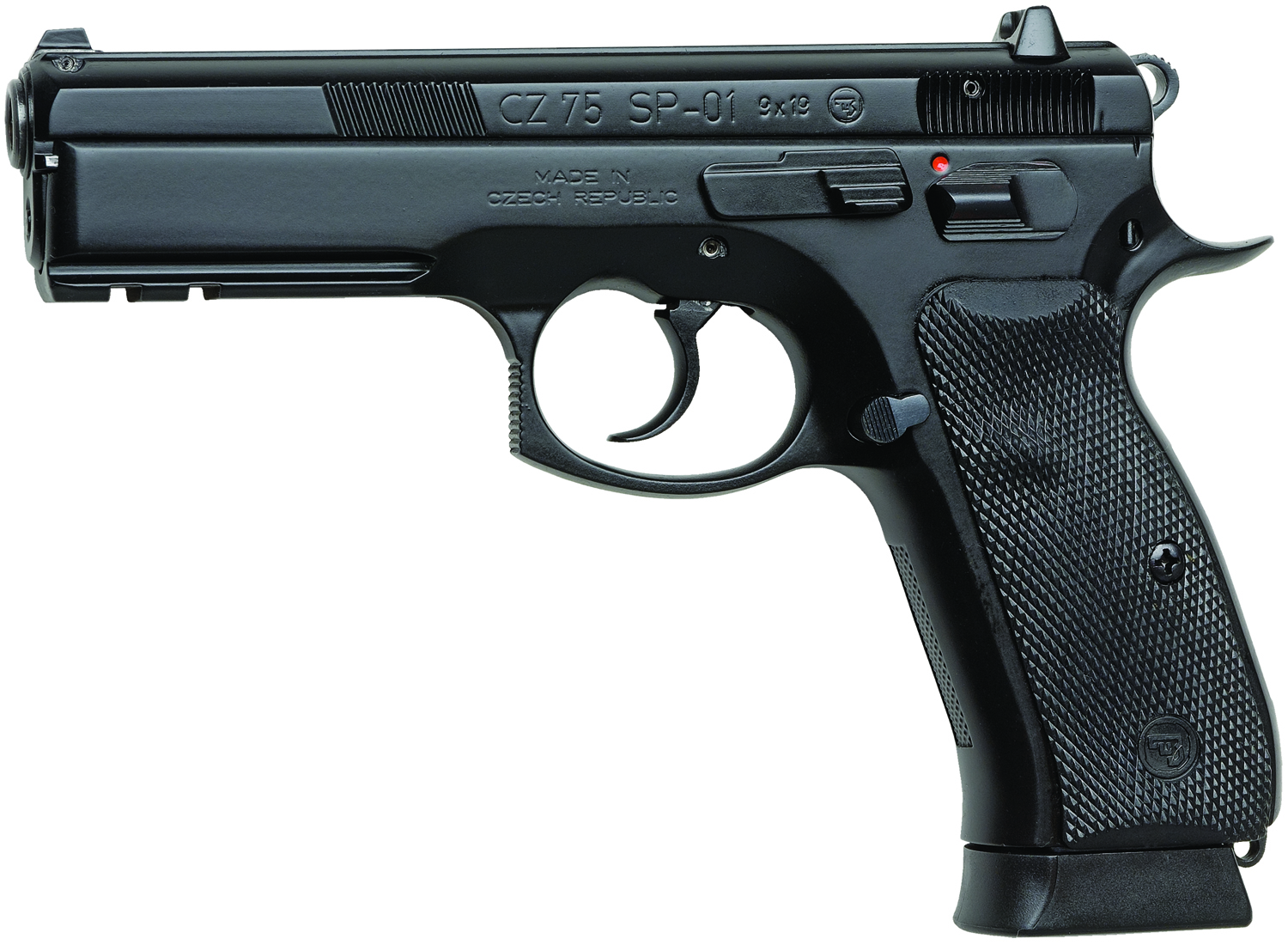 CZ P-01 9mm Luger 3.9in Barrel 14rd Polycoat Steel Frame Ambidextrous