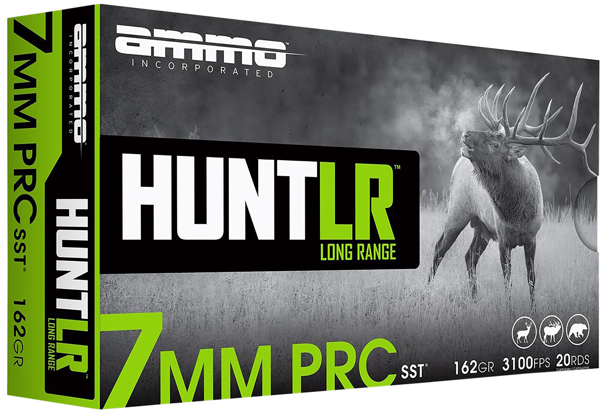 Ammo Inc 7PRC162SSTA20 Hunt Long Range 7mmPRC 162gr Super Shock Tip 20 Rounds