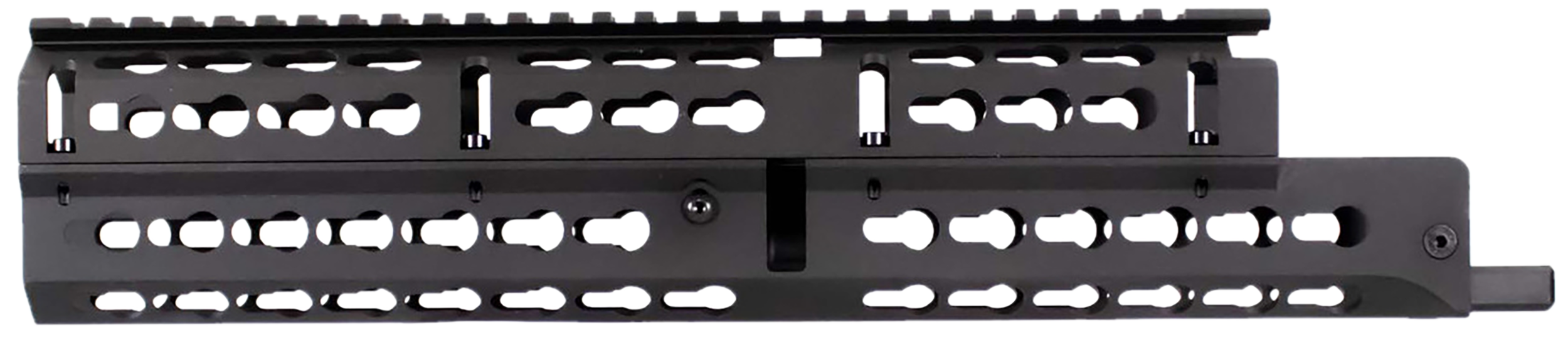 Aim Sports MKAK04 Russian Handguard 13.40" Keymod Long Size Style Made of 6061-T6 Aluminum with Black Anodized Finish for AK-47 Aim Sports MKAK04 Russian Handguard 13.40" Keymod Long Size Style Made of 6061-T6 Aluminum with Black Anodized Finish for AK-47