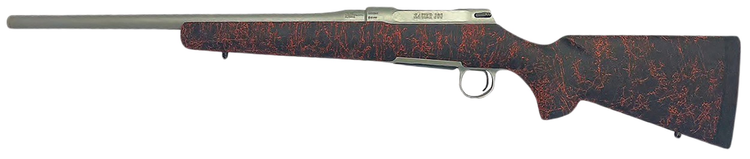 Sauer 80118097 100 Silver XT Sports South Exclusive Full Size 6.5 PRC 4+1 22" Stainless Steel Cerakote Barrel, Stainless Cerakote Drilled & Tapped Steel Receiver, Black HS Precision Synthetic Stock