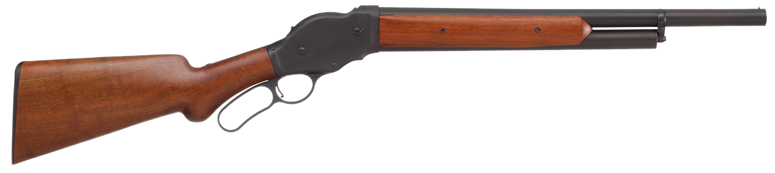 Cimarron Firearms 1887 Terminator Lever Action, 12GA, 20in. Barrel, 5rd, Wood Stock & Forend - Black (CA188720)