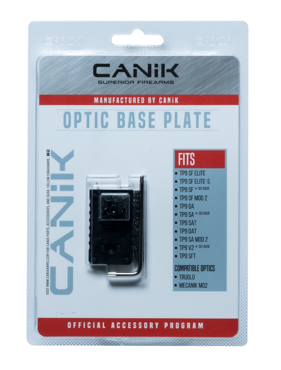 Canik Optic Base Plate (B) for Non Optic Ready Pistols Black