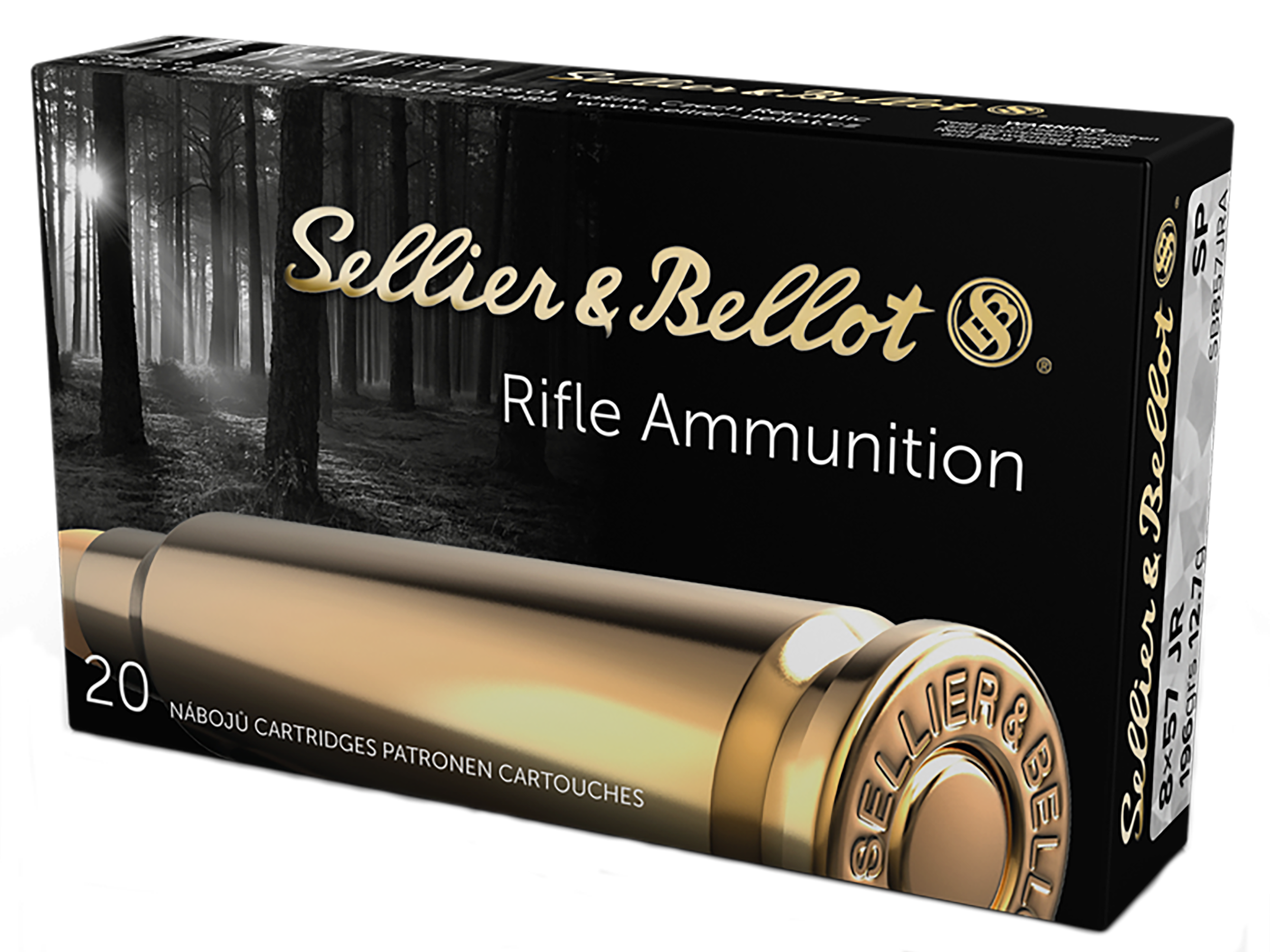 Sellier & Bellot SB857JRA 8x57mmJR Soft Point 196 Grain 20 Rounds
