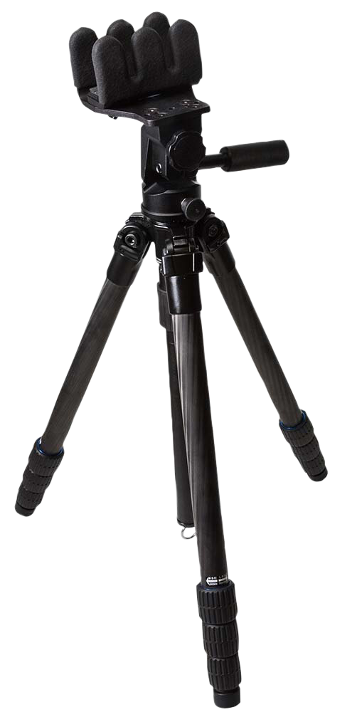 Kopf Jager KJ85002K K800 CF Tripod Pivoting Reaper Grip 4 Level Leg Extensions 360 Pan