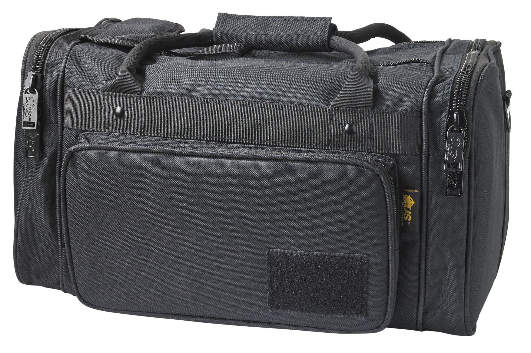 US PeaceKeeper P21115 Medium Range Bag Water Resistant Black 600D Polyester with Pockets, Removable Gun Rug, & Wraparound Handles 18" L x 10" H x 10" D Exterior Dimensions