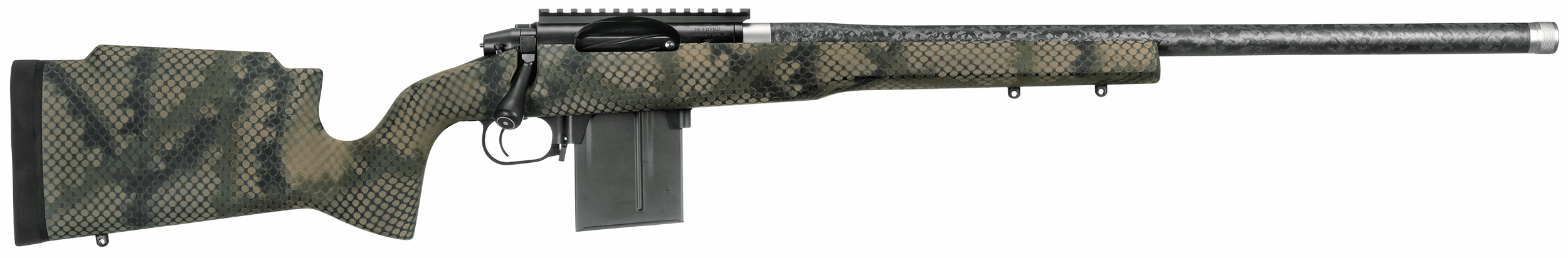 Proof Research 127704 Elevation MTR Full Size 300 Win Mag 5+1 24" Carbon Fiber Match Grade Carbon Fiber Barrel Black Steel Receiver TFDE Right Hand