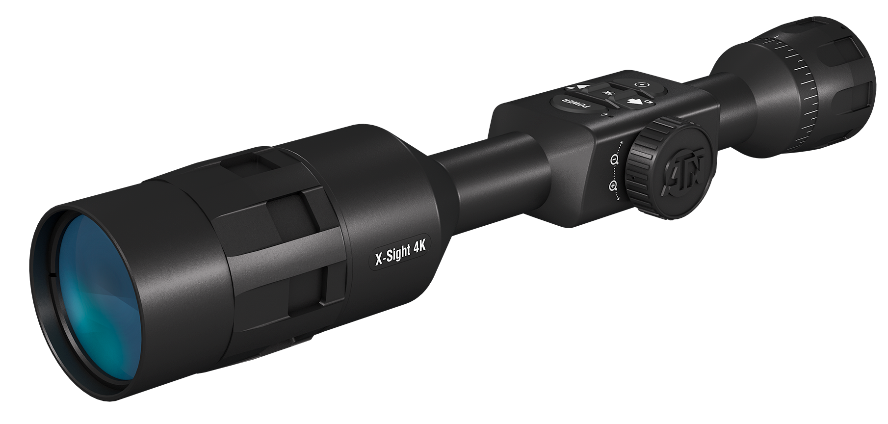 Atn X-Sight 4K Night Vision Riflescope 3-14x 30mm Ballistic Calculator Dual Core Obsidian