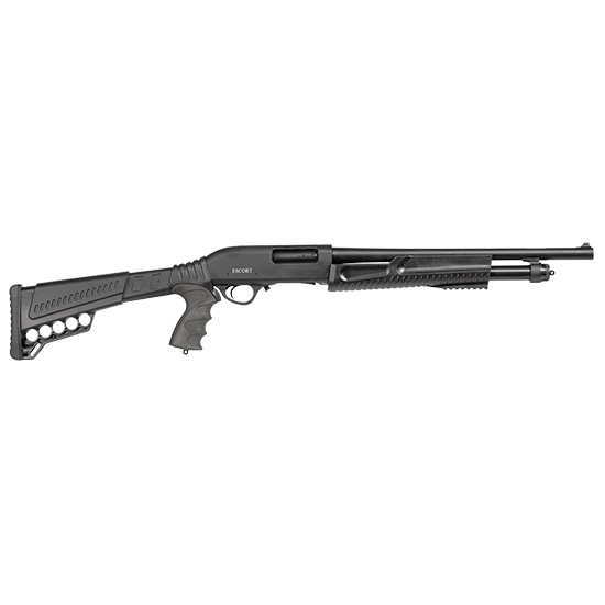 Escort Shotguns Slugger Tactical 12GA, 18in. Barrel, 5rd - Black (HEST12180001) - HEST12180001 - 817461015456