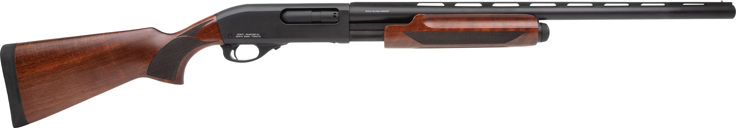 Armscor PA12 Waterfowl 12GA, 26in. Barrel, 4rd, Wood Stock & Forend - Black (PA12MNL26)
