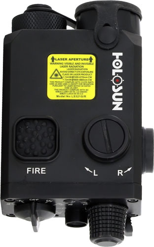 Holosun Ls321g Green Laser Sight Ir Pointer Coaxial Dual Laser Picatinny Rail Mount Cr123a