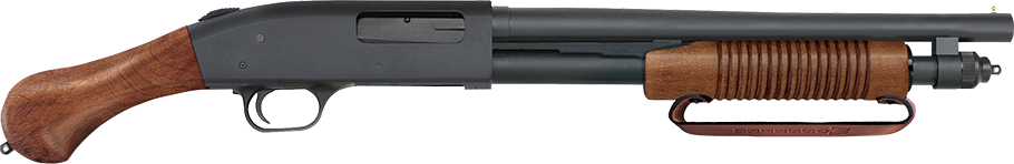 Mossberg 590 Nightstick 20GA, 14.375in. Barrel, 5rd, Wood Bird head Grip & Forend - Black (50675)