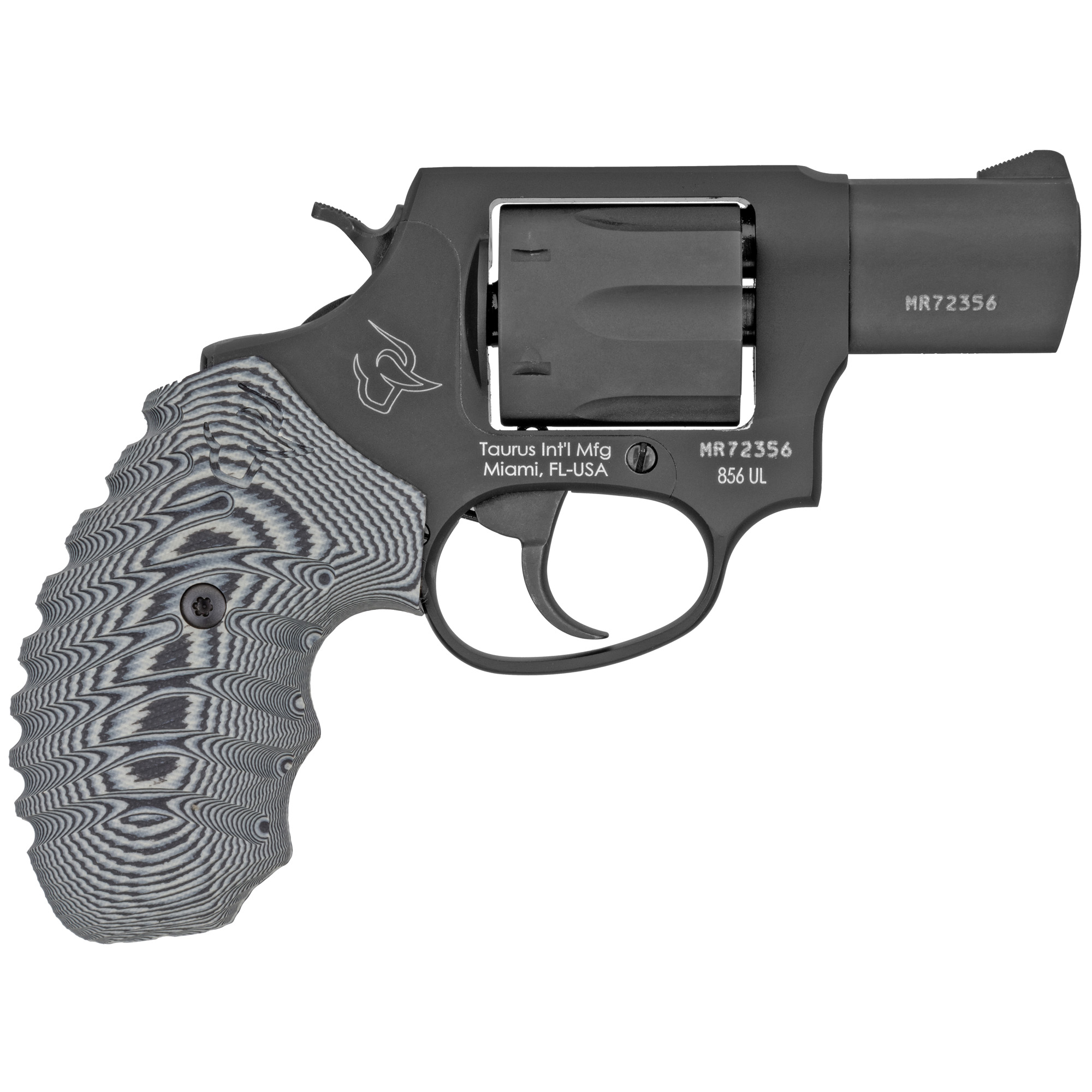 Taurus 856 Ultra-Lite 38 Special 2 Inch 6 Rounds Gray Cyclone VZ Grips - 2856021ULVZ13 - 725327932154