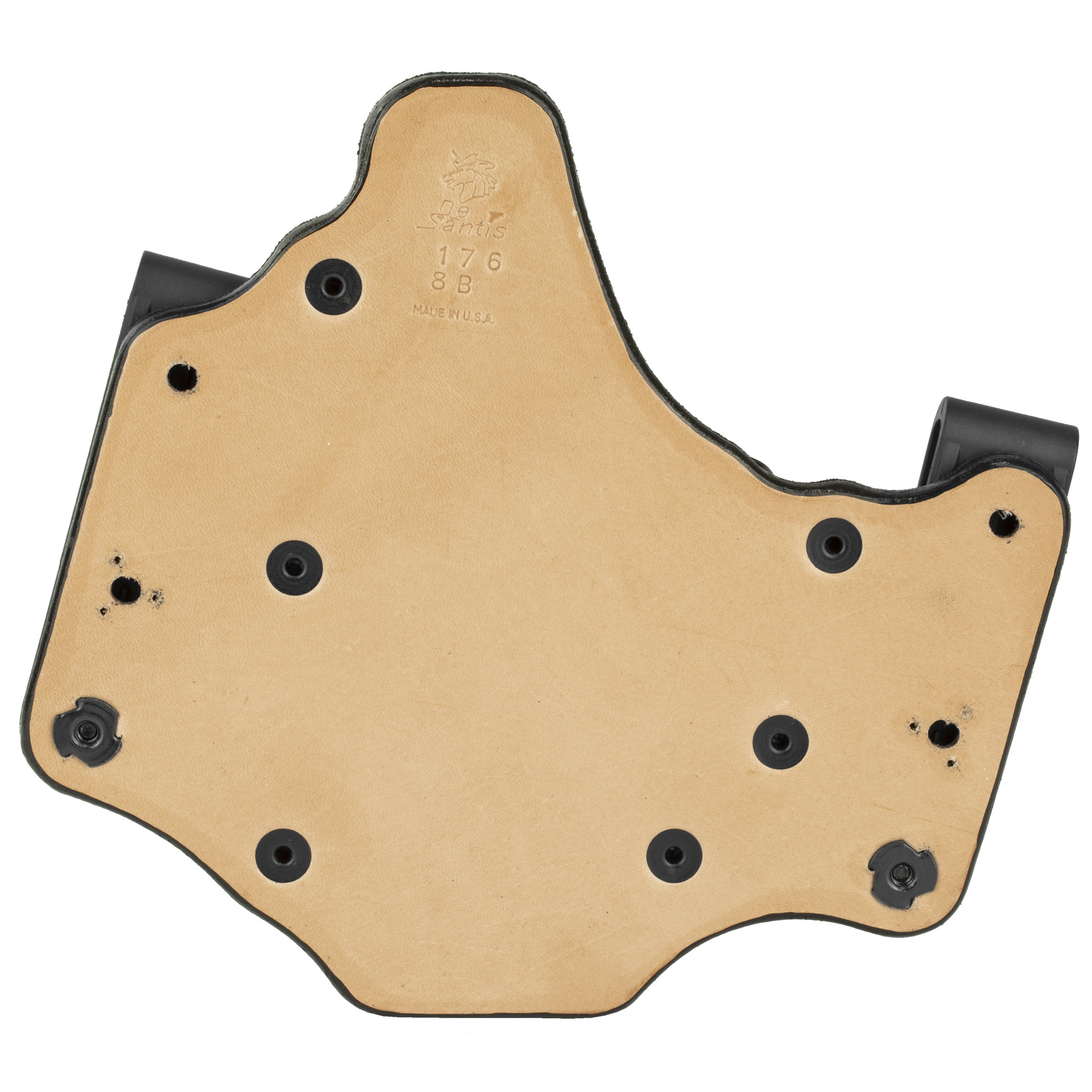 DeSantis Gunhide 176KA8BZ0 Intruder 2.0 IWB/OWB Black Kydex Belt Loop Fits Glock 43/43X Right Hand - 176KA8BZ0 - 792695355809