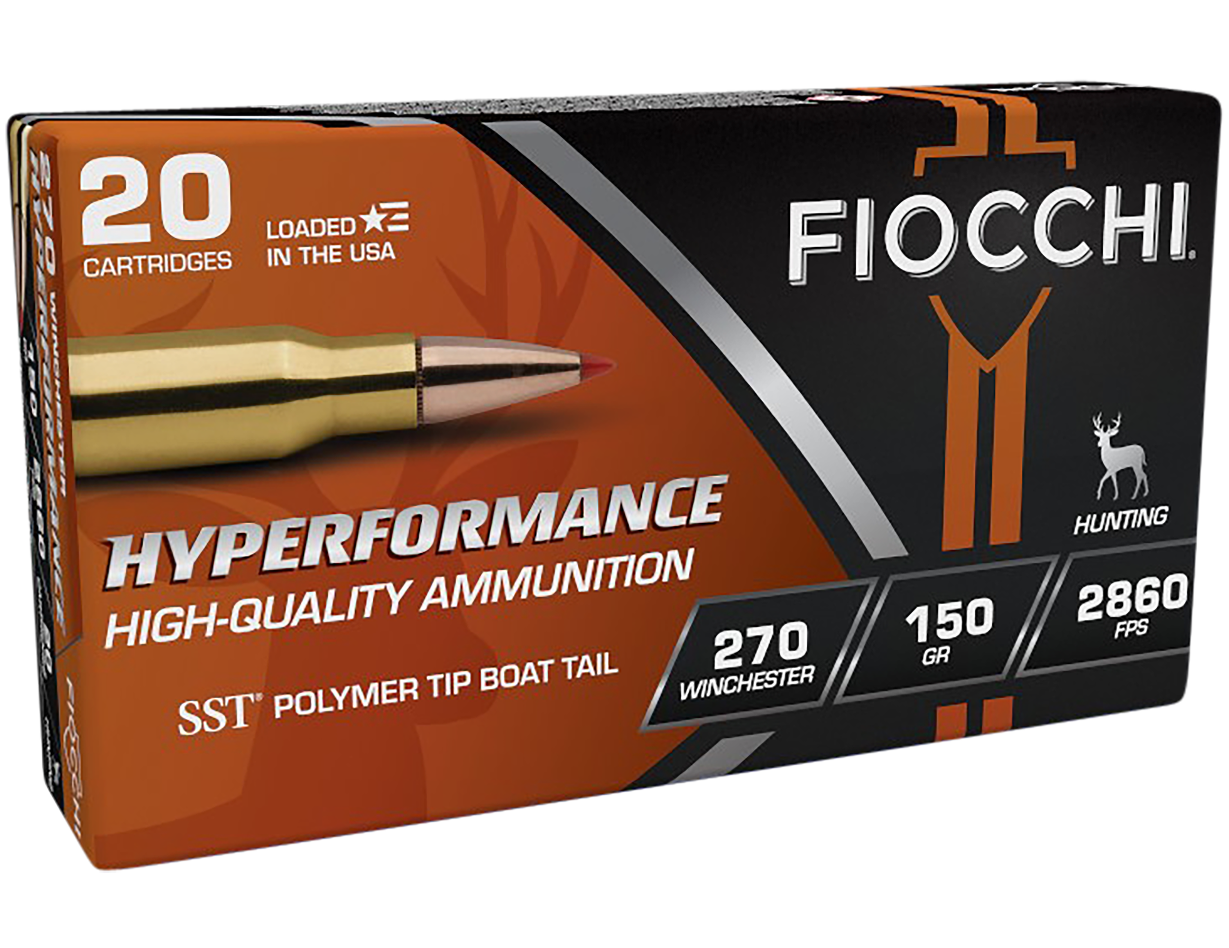 Fiocchi Hyperformance Hunt Rifle Ammo 270 Win. 150 gr. SST 20 rd.