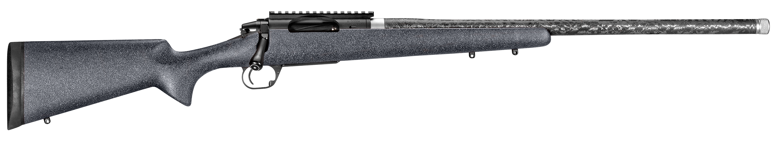 Proof Research 128350 Elevation Lightweight Hunter 7mm Rem Mag Caliber with 4+1 Capacity, 24" Carbon Fiber Barrel, Black Metal Finish & Black Granite Carbon Fiber Stock, (Full Size)