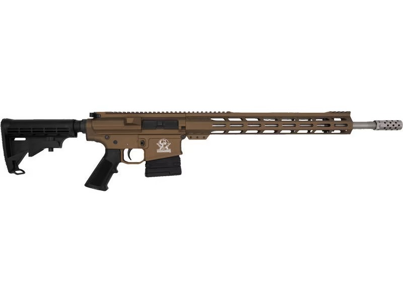 Great Lake Firearms GLFA AR10 Rifle .308 Win 18" 10 Rounds Bronze Cerakote