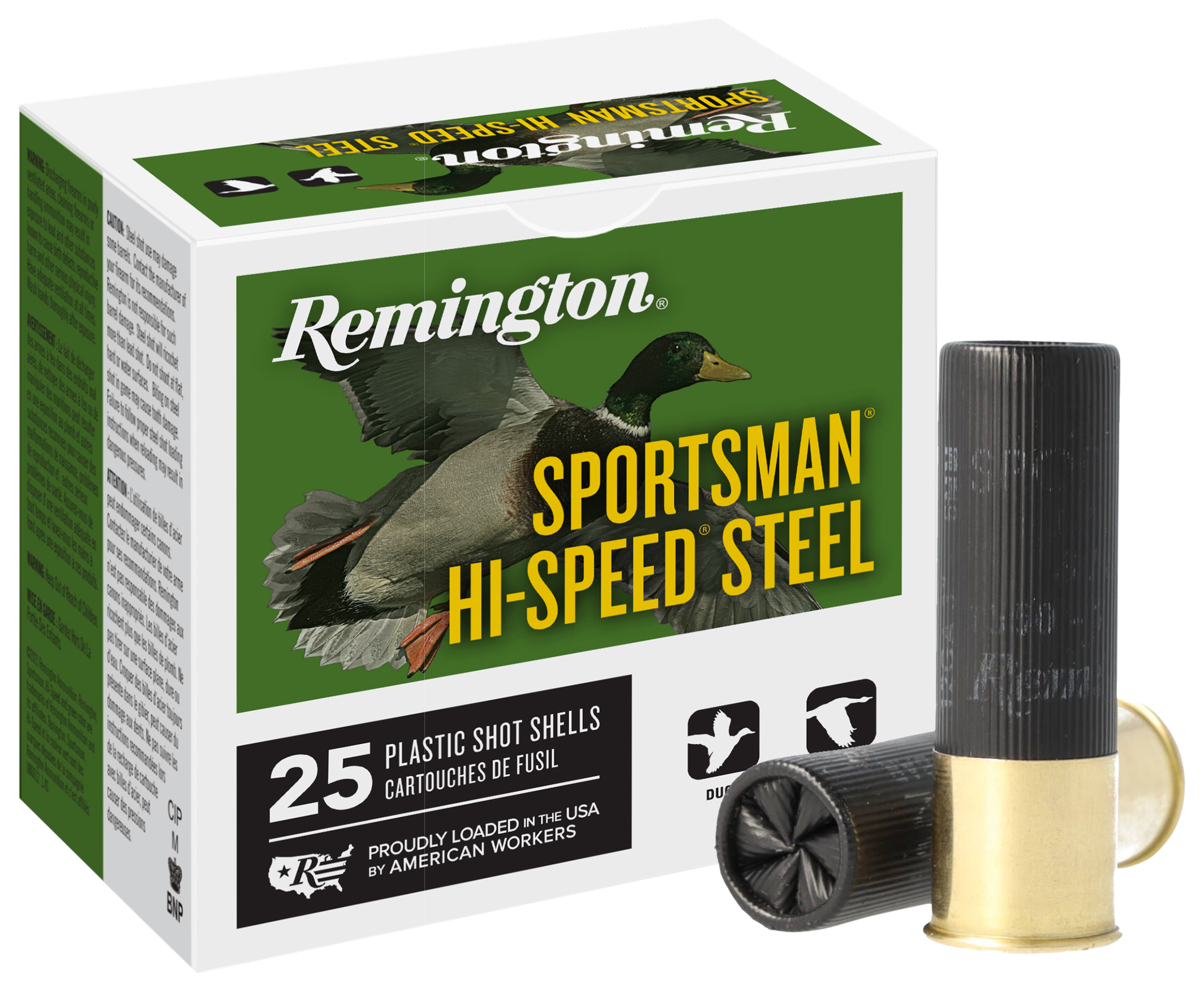 Remington Sportsman Hi-Speed Steel Loads 10 ga. 3.5 in. 1 3/8 oz. 2 Shot 25 rd.