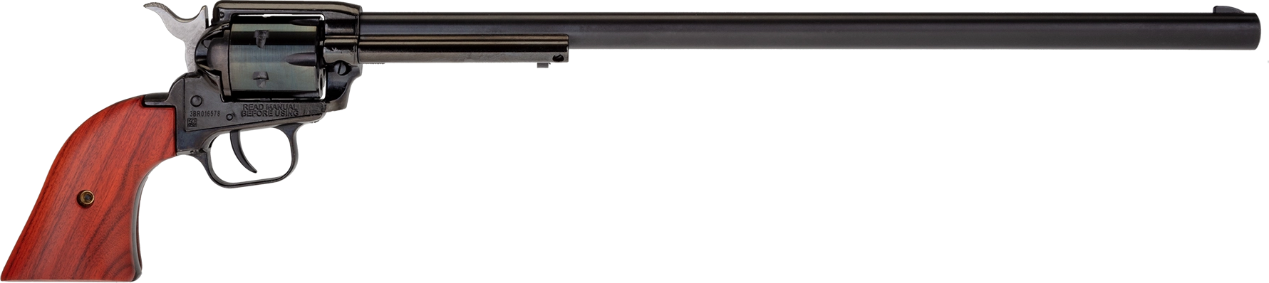 Heritage Rough Rider Revolver - Black | .22 LR | 16" Barrel | 6rd | Cocobolo Wood Grips - RR22B16 - 727962703366