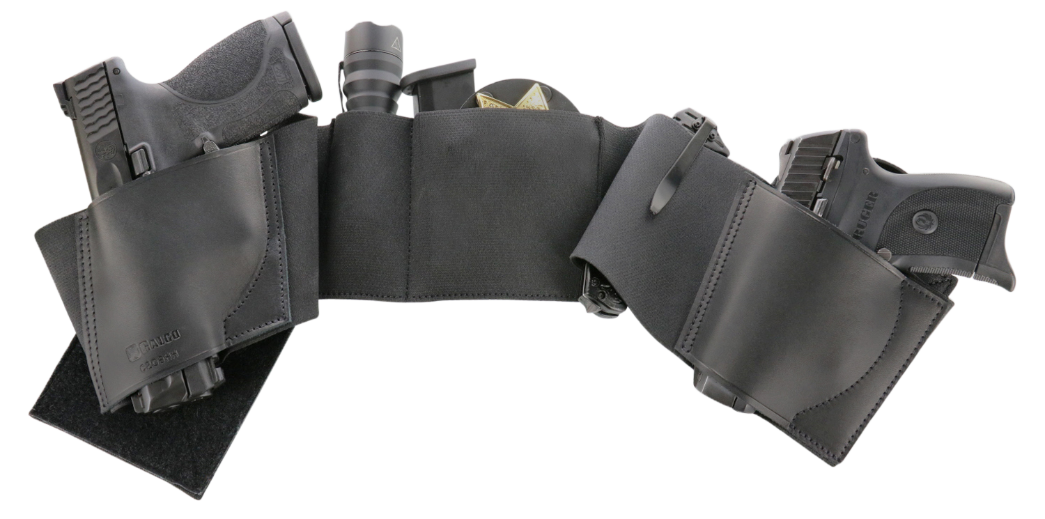 Galco UWBKXL2 UnderWraps 2.0 Black XL Leather/Nylon Handgun