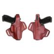 Tagua Gunleather Thumb Break Belt Holster for Taurus Public Defender Brown Right Hand