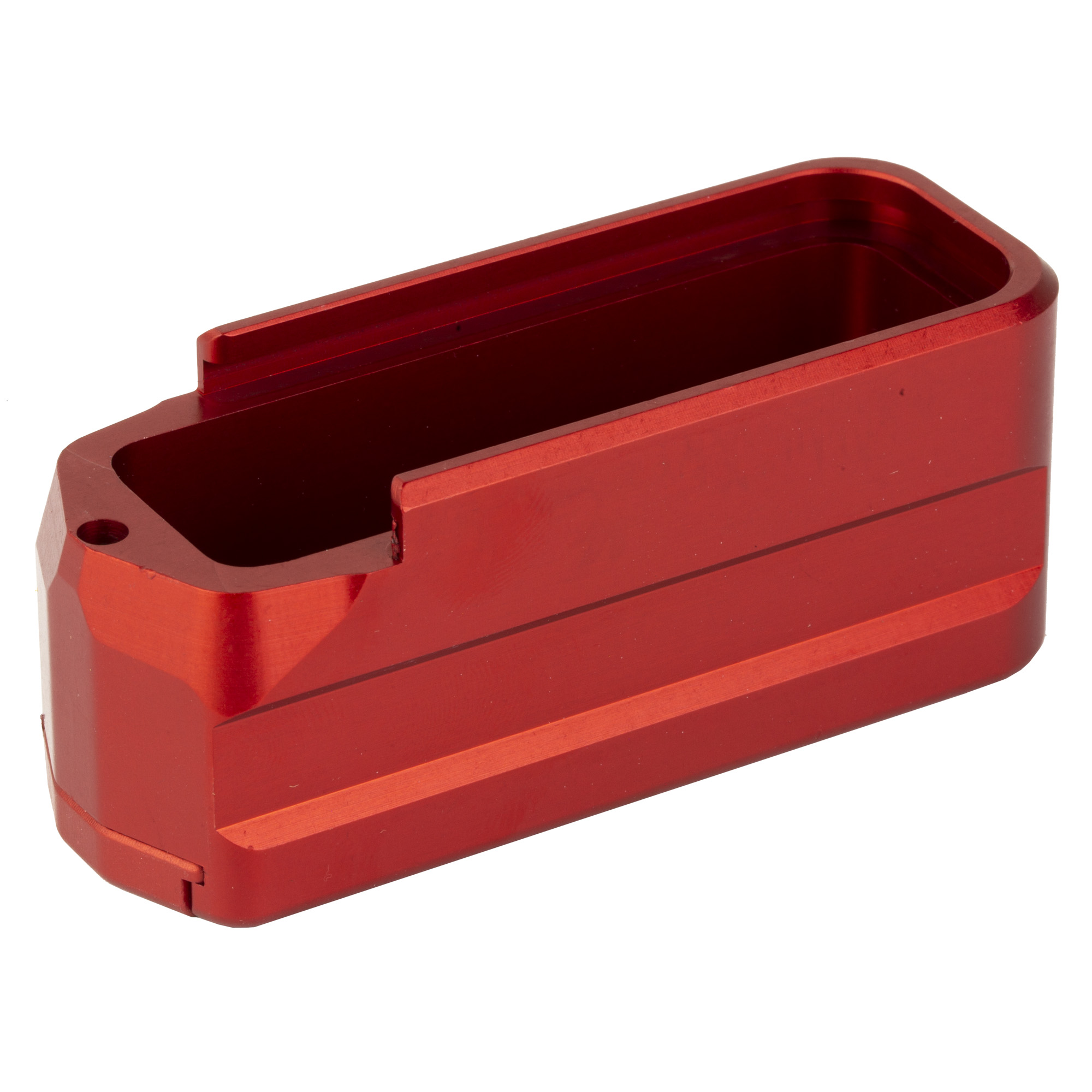 Shield Arms PMAG Gen 3 +5 Extension Red Aluminum for Magpul PMAG 5.56 NATO