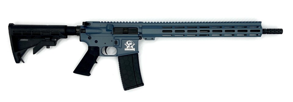 Great Lake Firearms GLFA AR15 Rifle .223 Wylde 16" 30 Rounds Blue Titanium