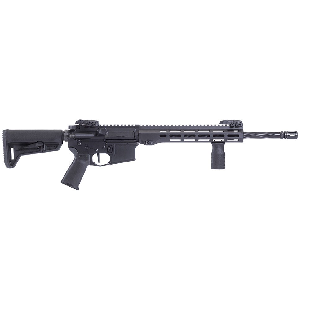 Maxim Defense MD15L AR Rifle - Black | 5.56 NATO | 16" Spiral Fluted Barrel | Blackout Defense Trigger | Radian Charging Handle