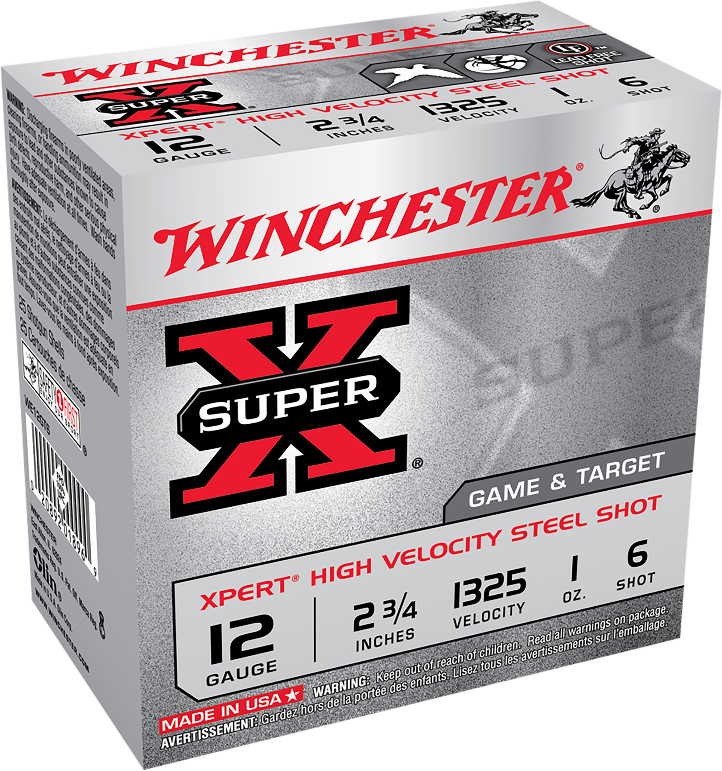 Winchester Ammo WE12GTVP6 Super X Xpert High Velocity 12Gauge 2.75" 1oz 6Shot 100 Rounds